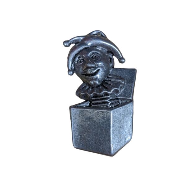 Pewter Jack in the Box ornament - Picture 2 of 3